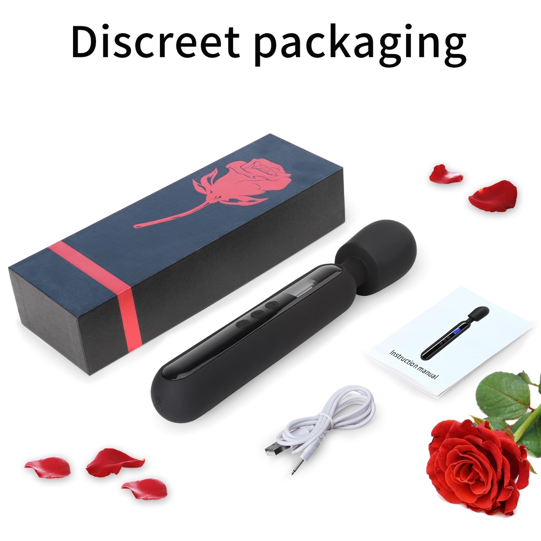 Women's Massager with LED Timer – 10 Vibration Modes and 4 Speeds