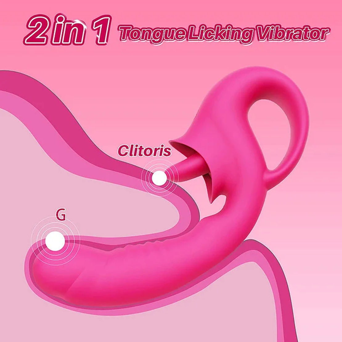 Multi-Functional Vibrator for Nipple, Clitoral, and Vaginal Stimulation