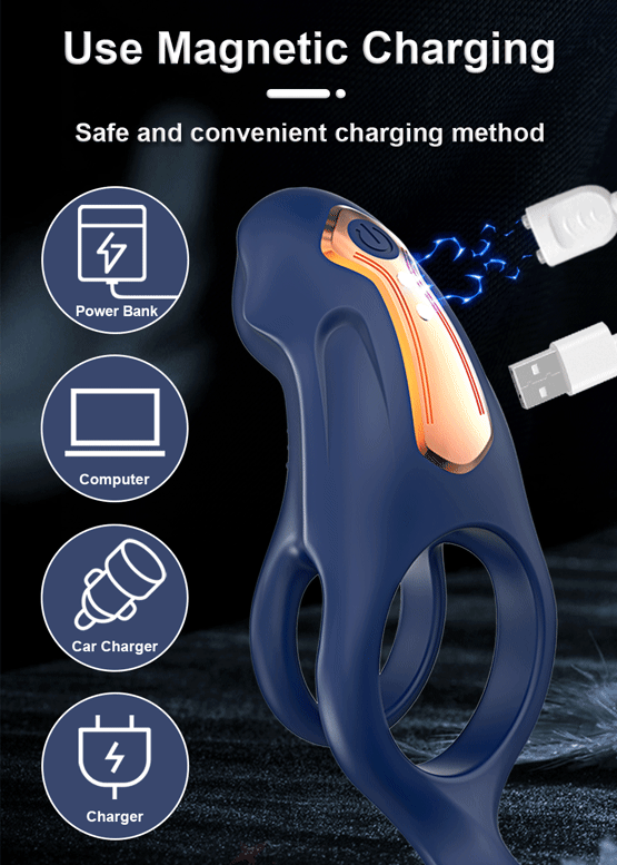 Vibrating Penis Ring with App Control – 9 Modes for Delayed Ejaculation and Clitoral Stimulation