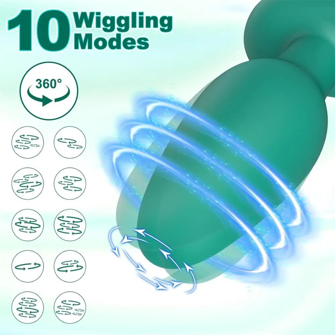Wireless Anal Massager with APP Control – Vibrations and Rotations for Men and Women