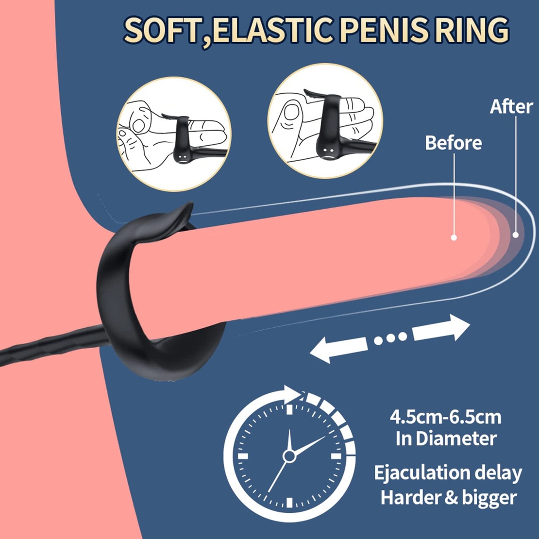 Multifunctional Prostate Massager with Penis Ring and Anal Hook – App Control for Maximum Stimulation