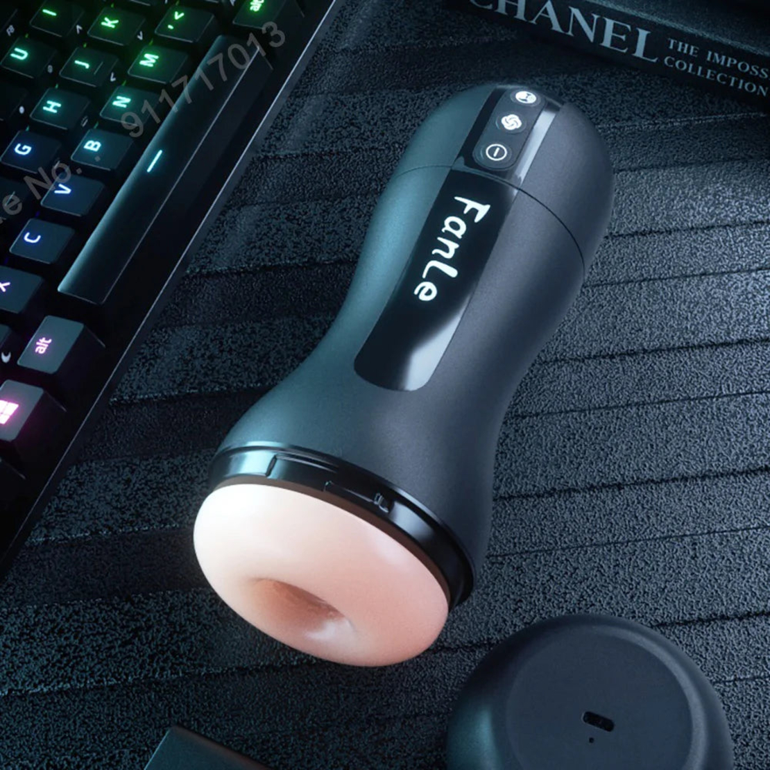 Automatic Hands-Free Masturbation Cup with APP Control – Realistic Sensation and Vibrations