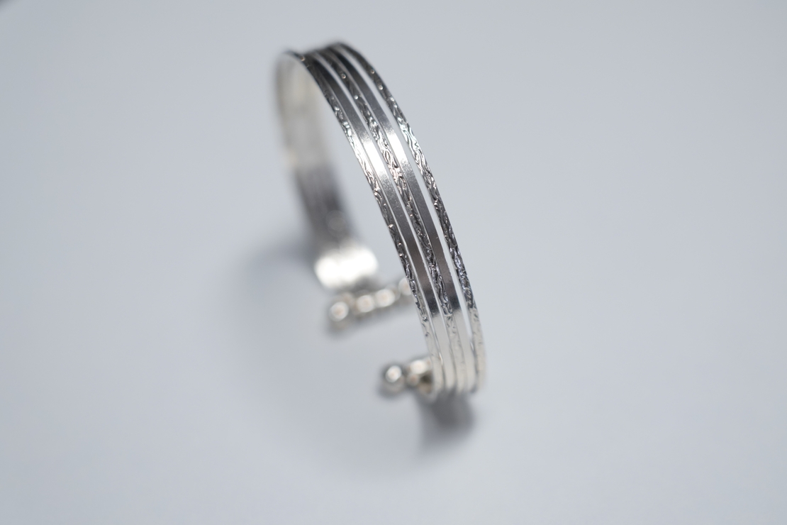 Silver Bracelet - Layers of life