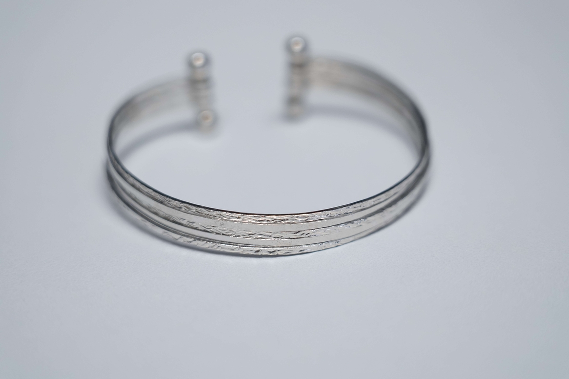 Silver Bracelet - Layers of life