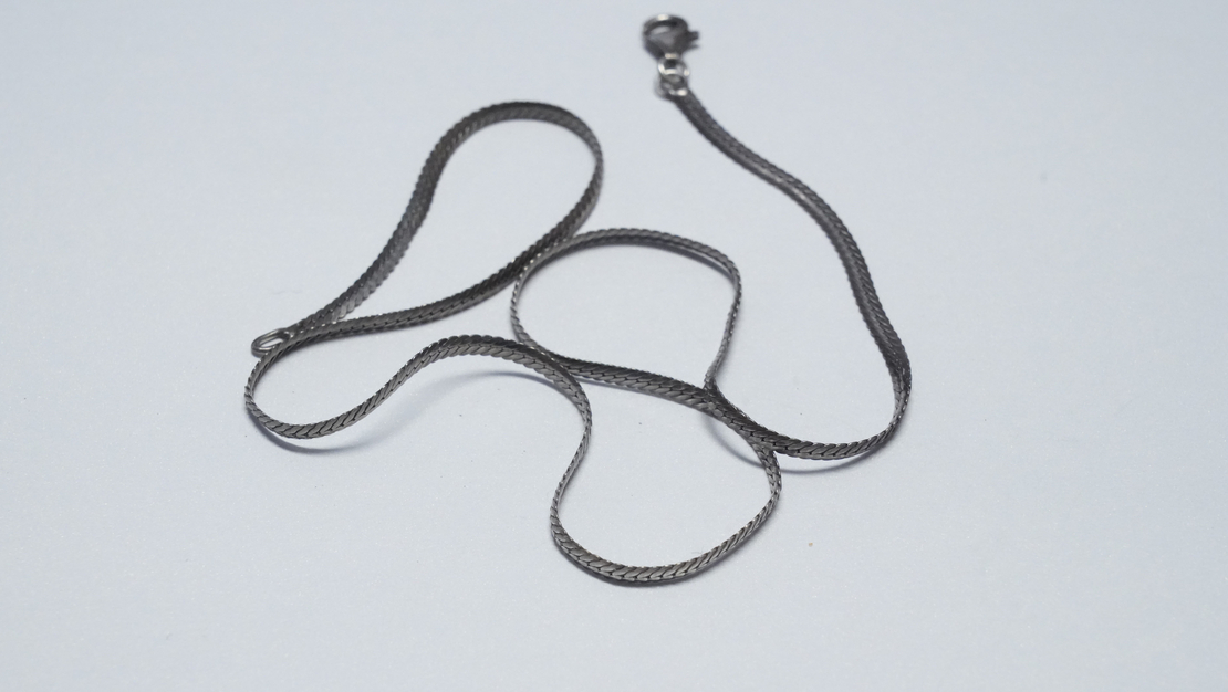 Silver Necklace - Snake PATTERN