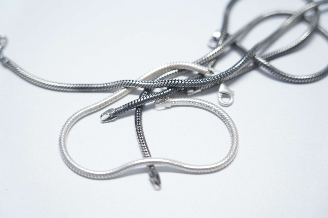 Silver Bracelet - Snake PATTERN