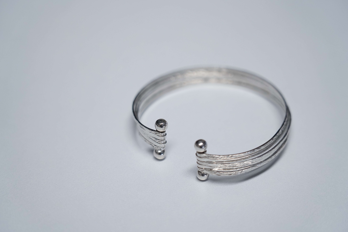 Silver Bracelet - Layers of life