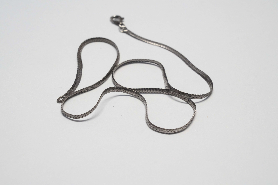 Silver Necklace - Snake PATTERN