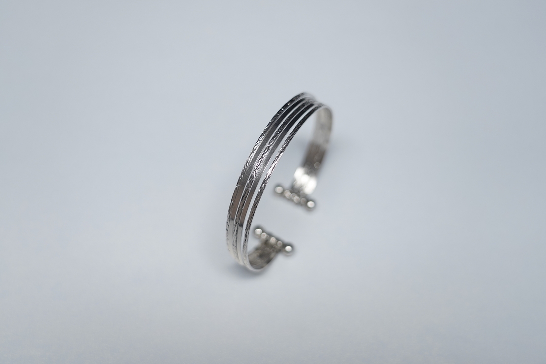 Silver Bracelet - Layers of life