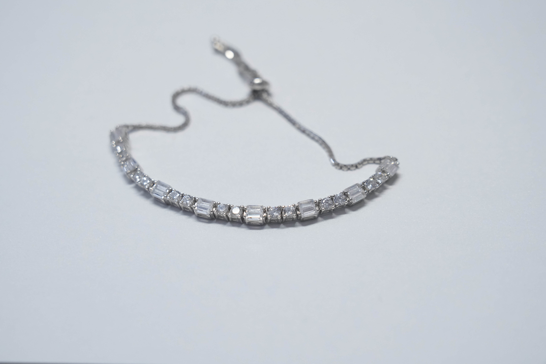 Silver Bracelet - Tennis