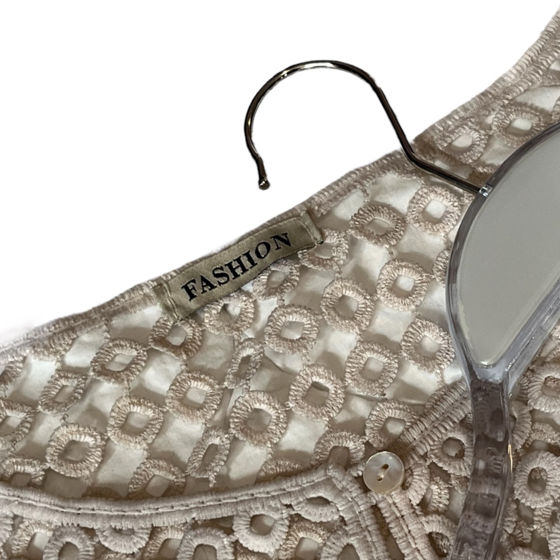 Дамска ажурна жилетка FASHION