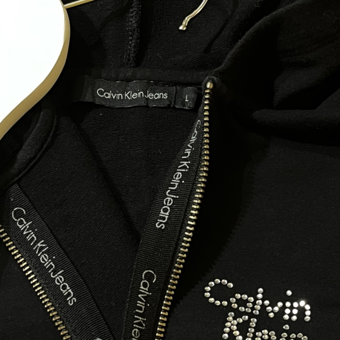 Дамско спортно горнище с къс ръкав Calvin Klein