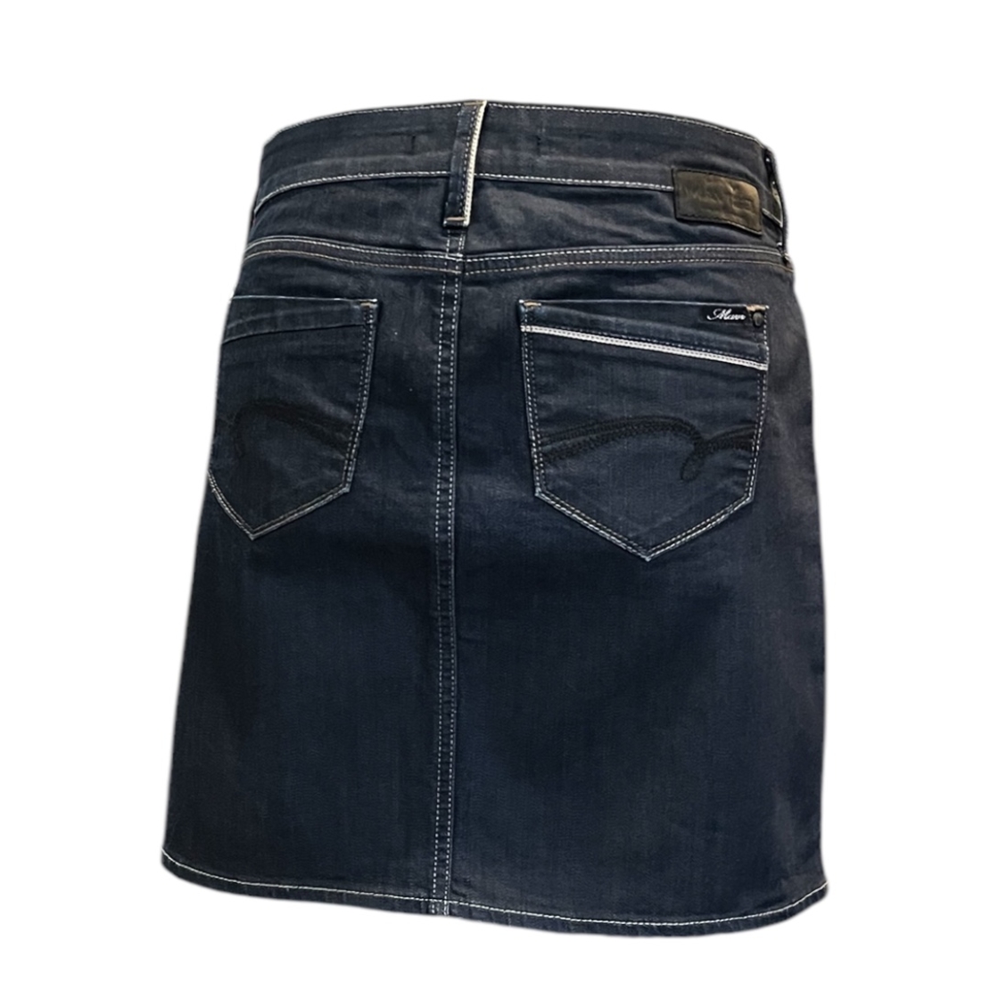 Дамска дънкова къса пола MAVI PREMIUM WHITE EDGE DENIM