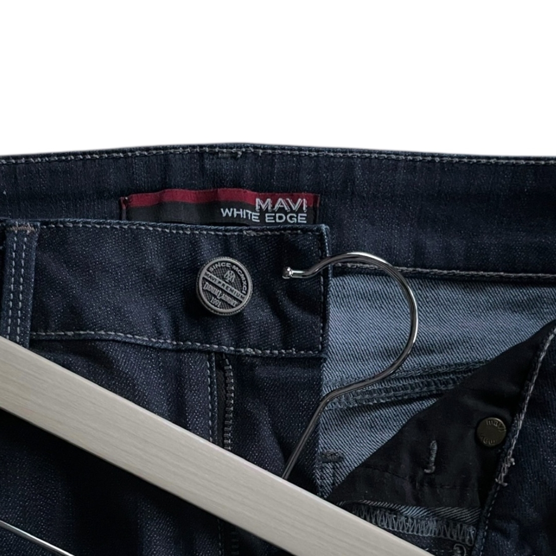 Дамска дънкова къса пола MAVI PREMIUM WHITE EDGE DENIM