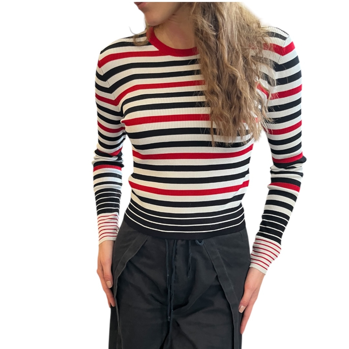 Рипсена дамска блуза ZARA