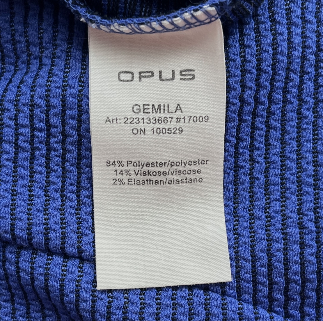 Дамска блуза с дълъг ръкав OPUS