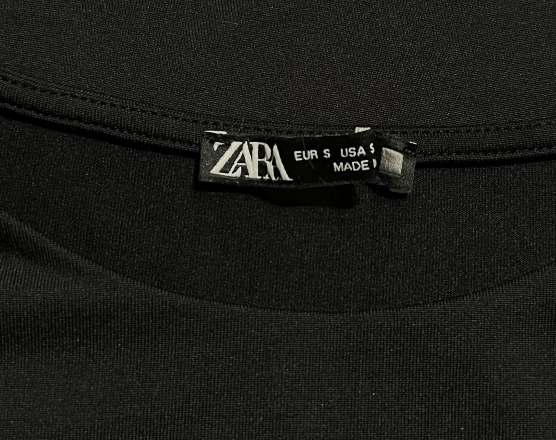 Дамско боди с дълъг ръкав ZARA