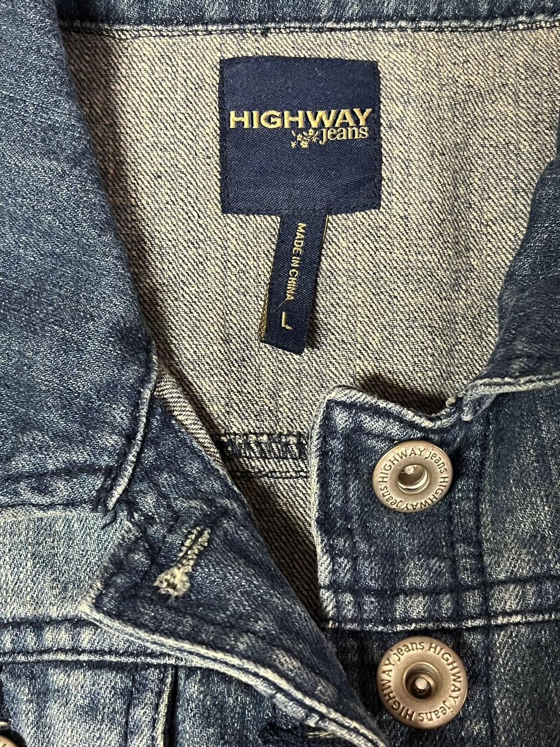 Дамско дънково кроп топ яке HIGHWAY Jeans