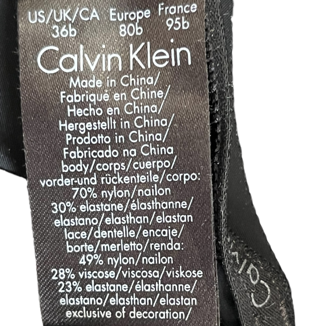 Сутиен Calvin Klein