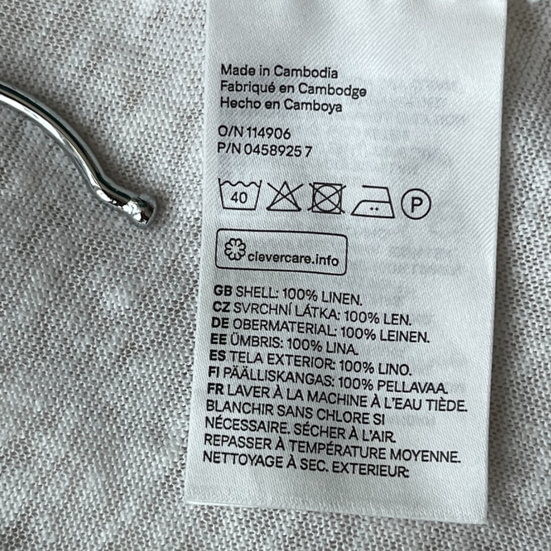 Дамски ленен потник H&M