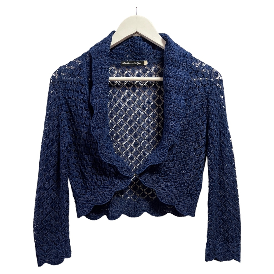 Дамска ажурна къса жилетка Zado Boutique