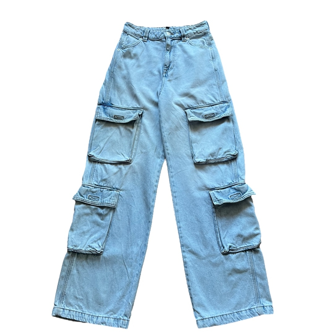 Дамски карго дънки H&M DIVIDED