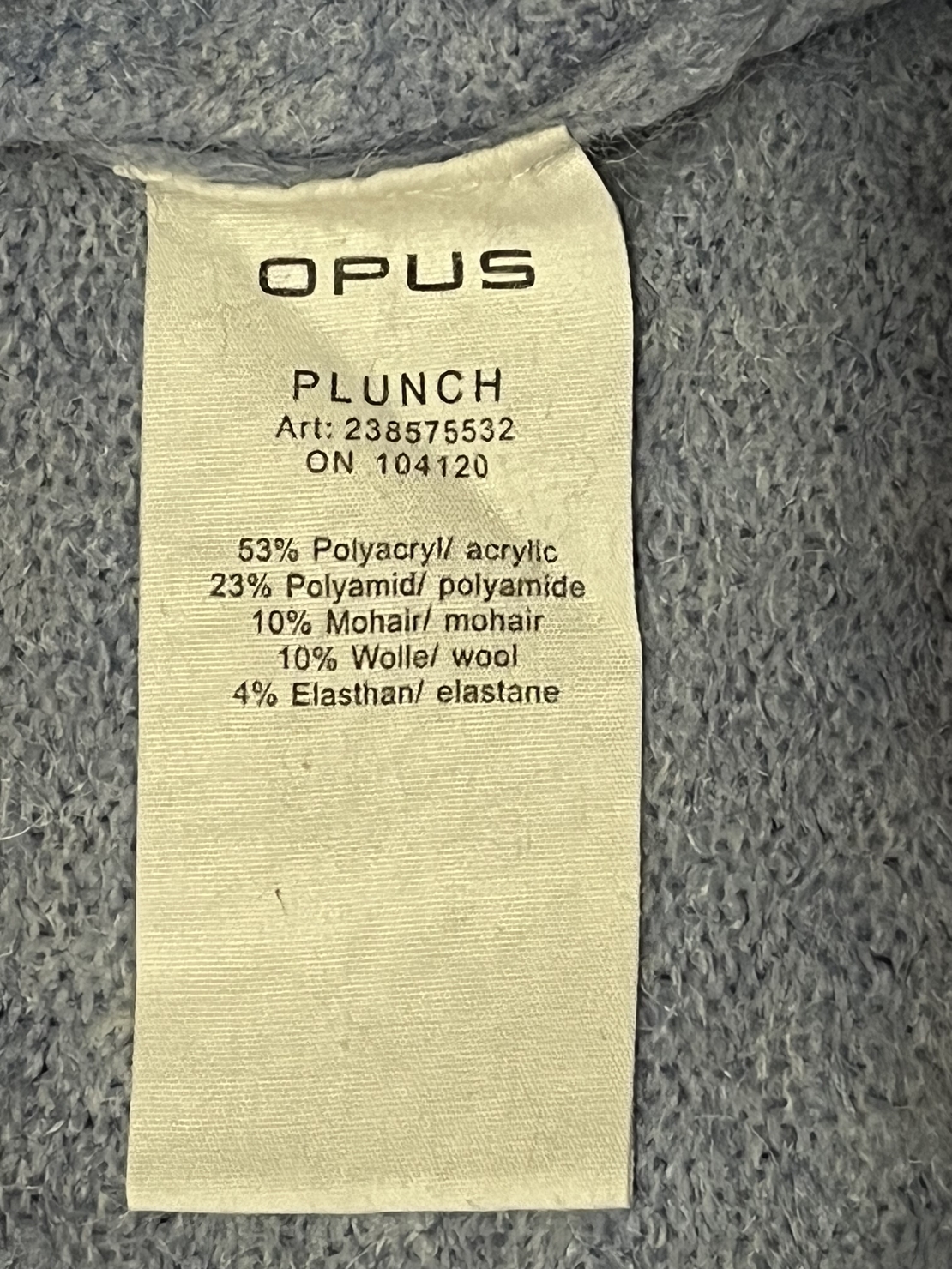 Дамски тънък пуловер OPUS
