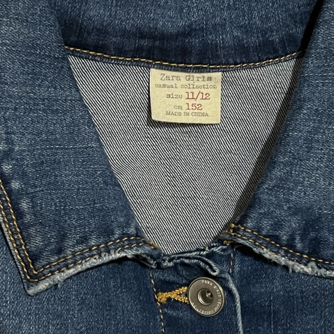 Детско дънково яке ZARA Girls