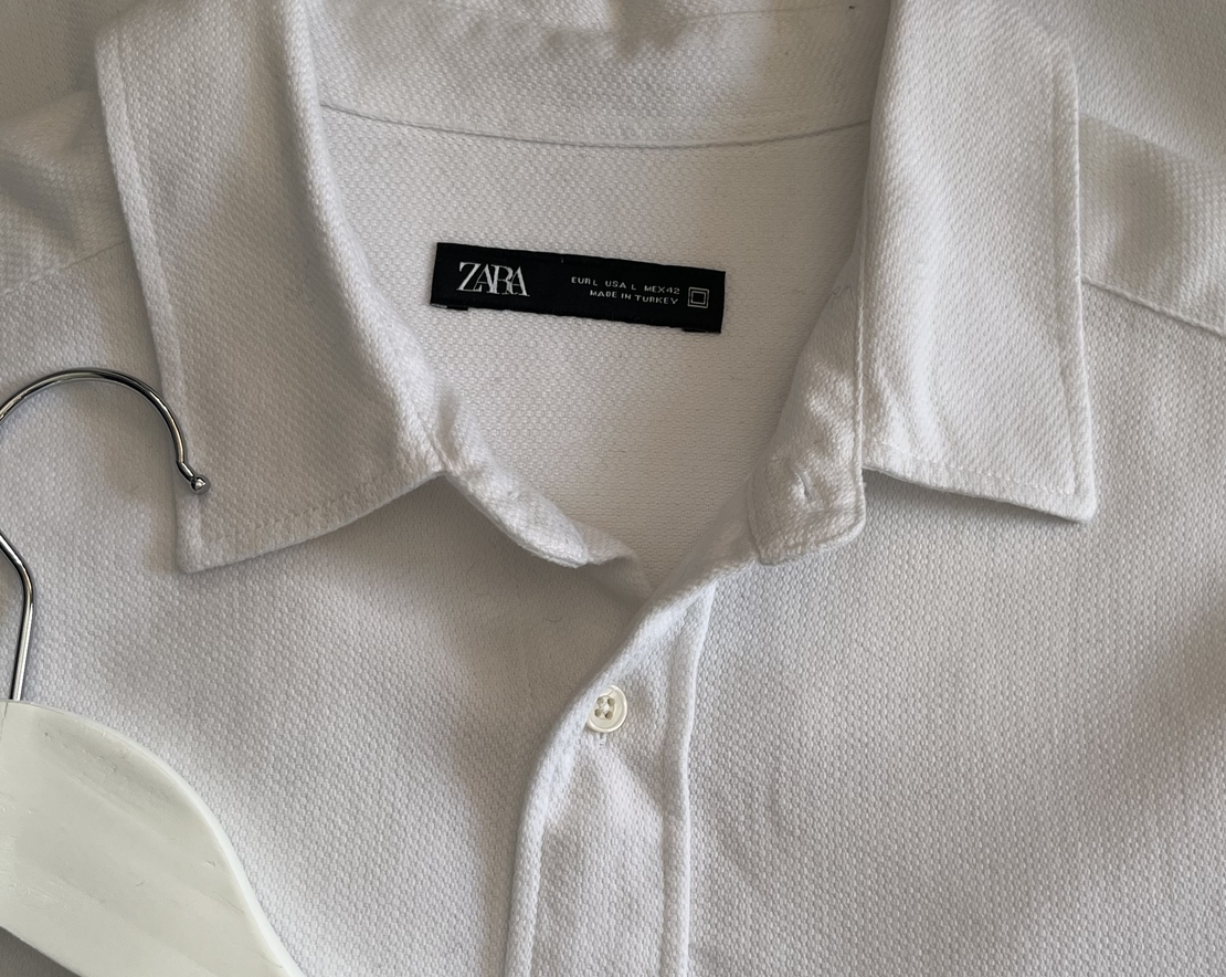 Мъжка риза с дълъг ръкав ZARA