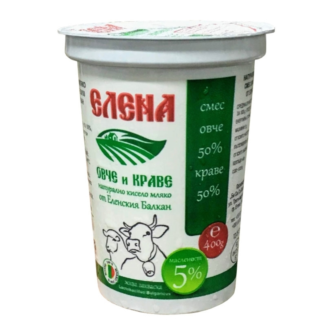 Кисело мляко Елена смес 5%
