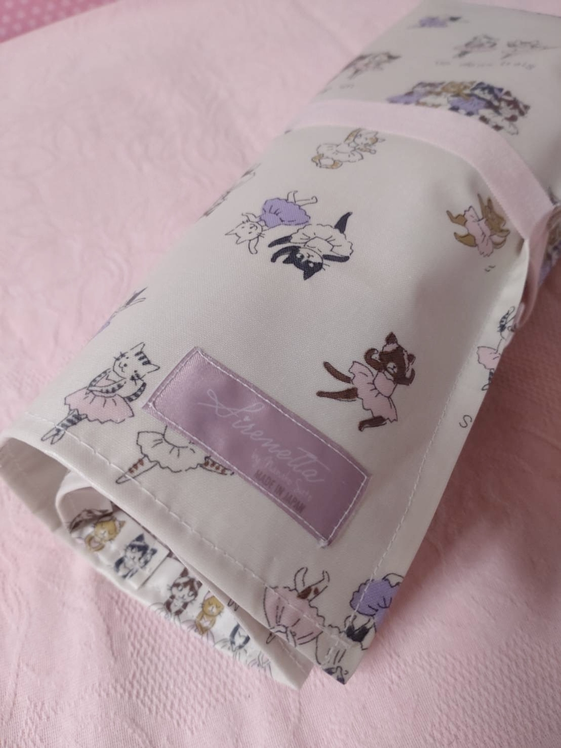 Pointe Shoes Case_Ballerina Cat(White)