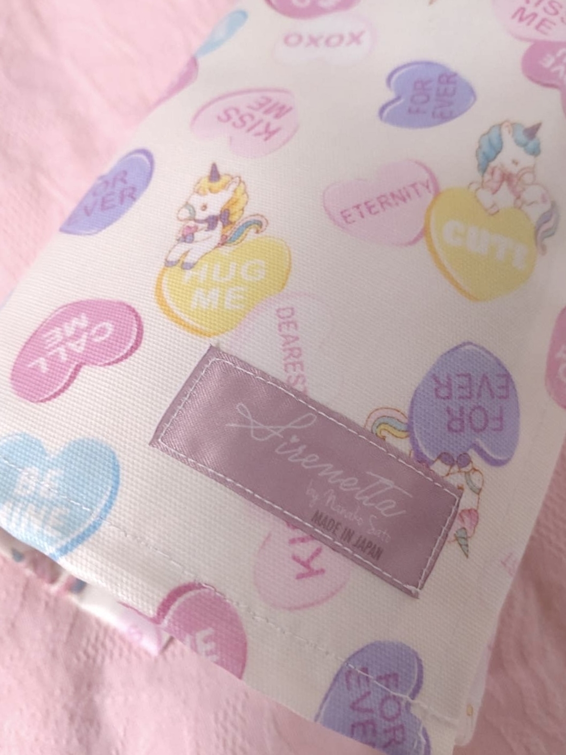 Pointe Shoes Case_Love me Unicorn(White)