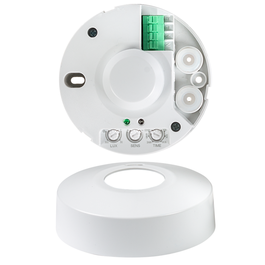 Микровълнов сензор за открит монтаж 9м  220V-240V AC 360° 1200W/300W