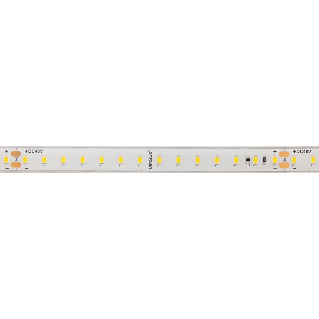 Професионална LED лента студено бяла 10м IP67  48V DC 120° 7.5W/m 5500K SMD 2835