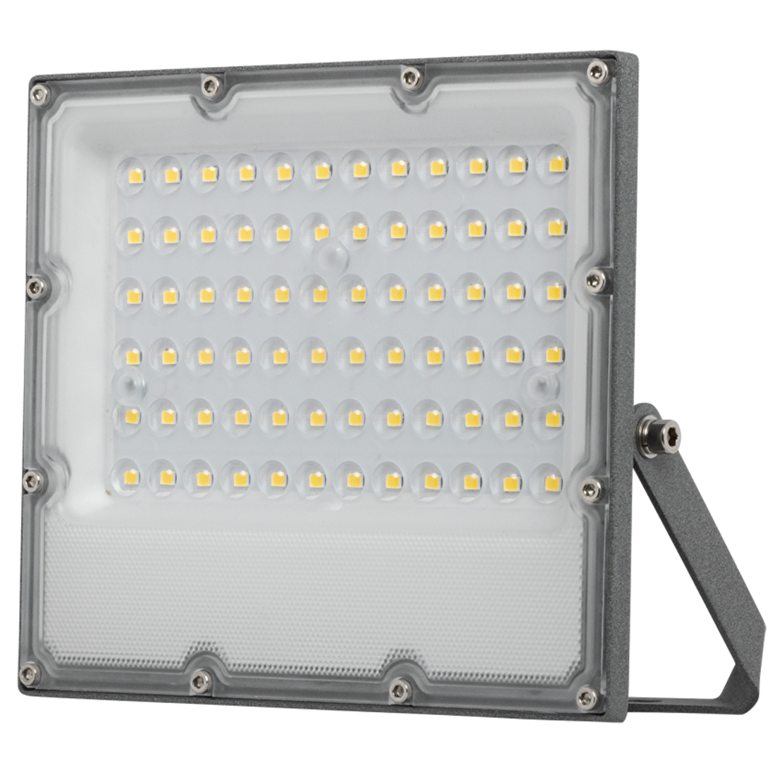 LED SLIM прожектор неутрална IP65  220V-240V AC 90° 50W 5000K SMD 2835