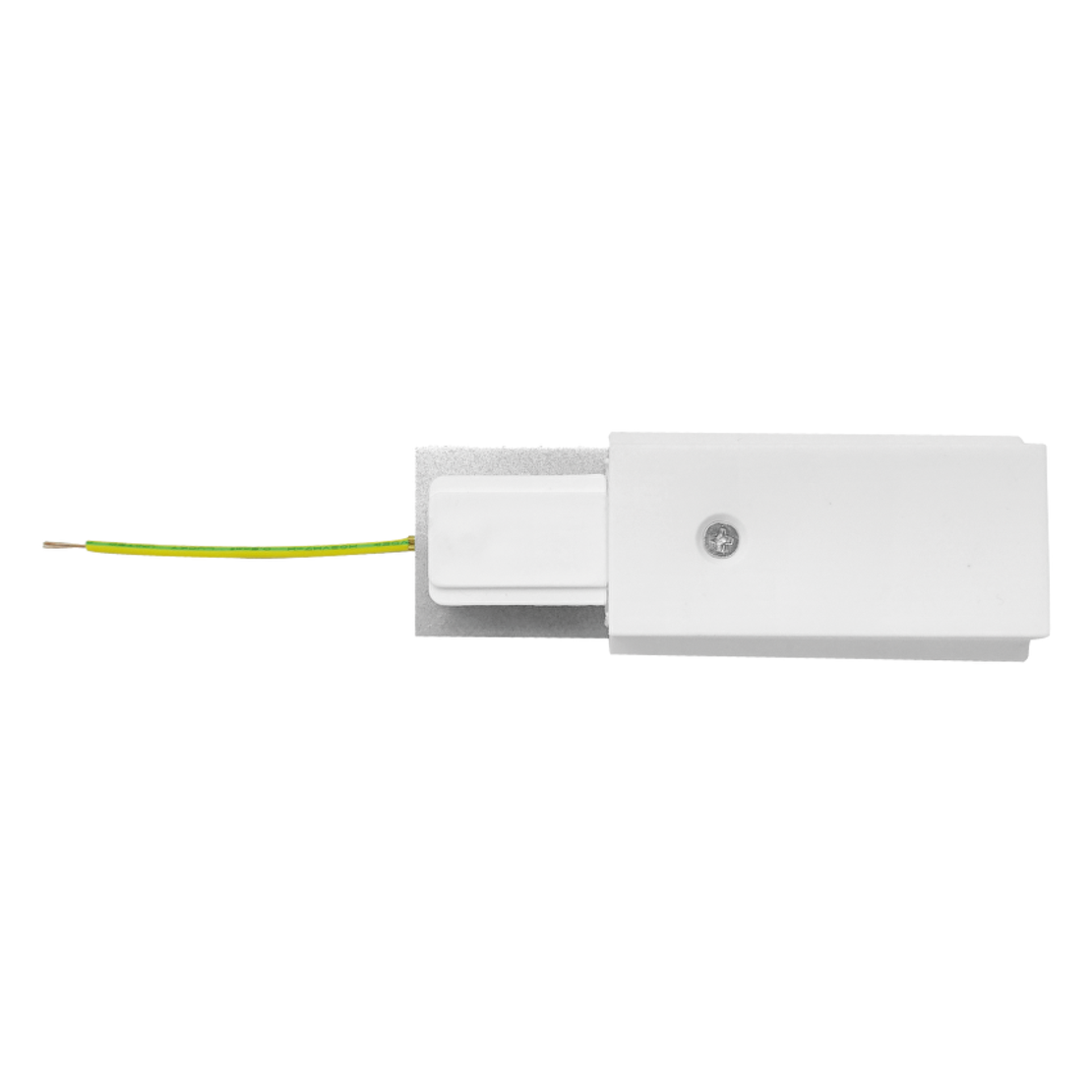 Комплект захранващ конектор и тапа, 2 пина, бял  220V-240V AC  1000W