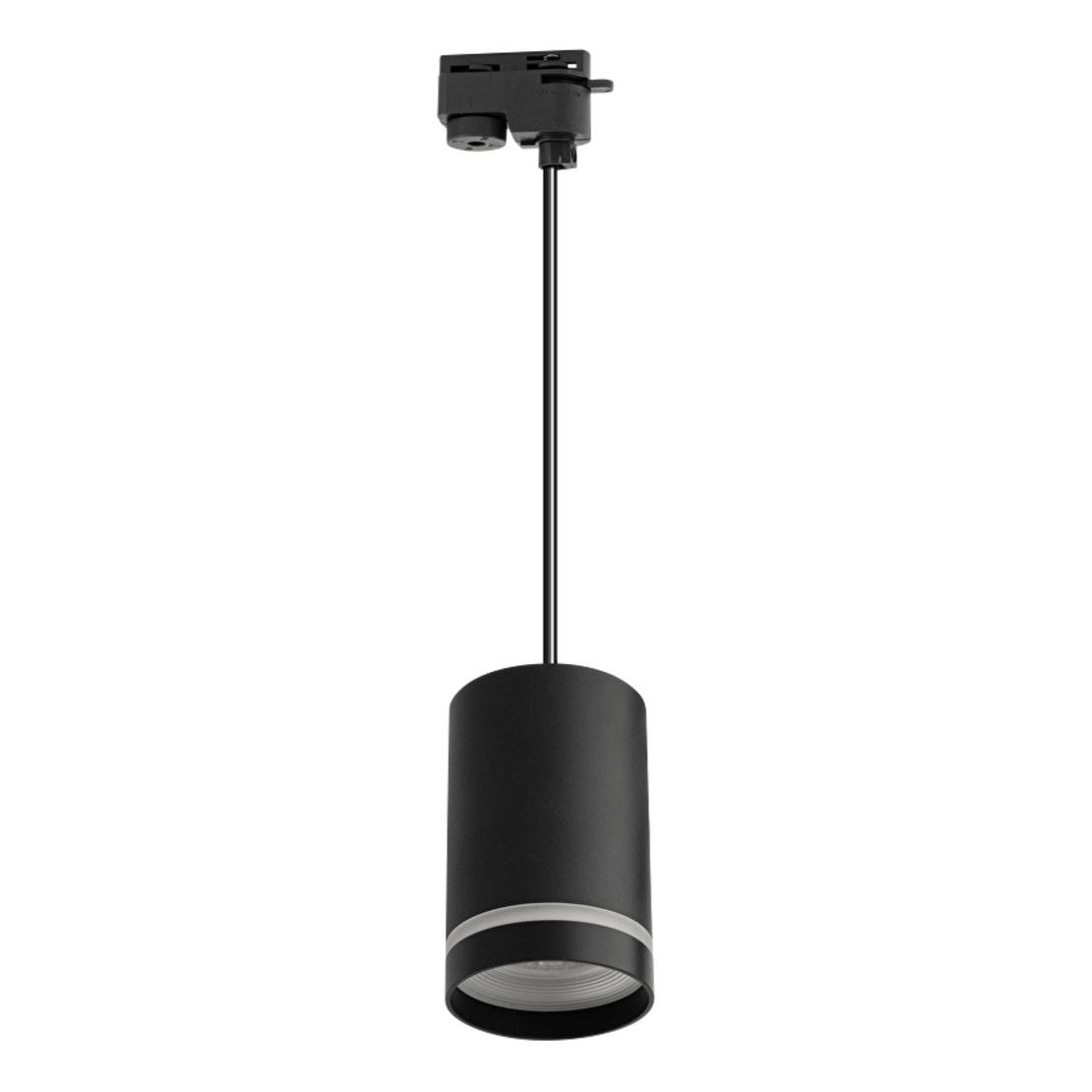 Тяло за релсов монтаж, висящо, двупроводно, черно Gu10 220V-240V AC  10W