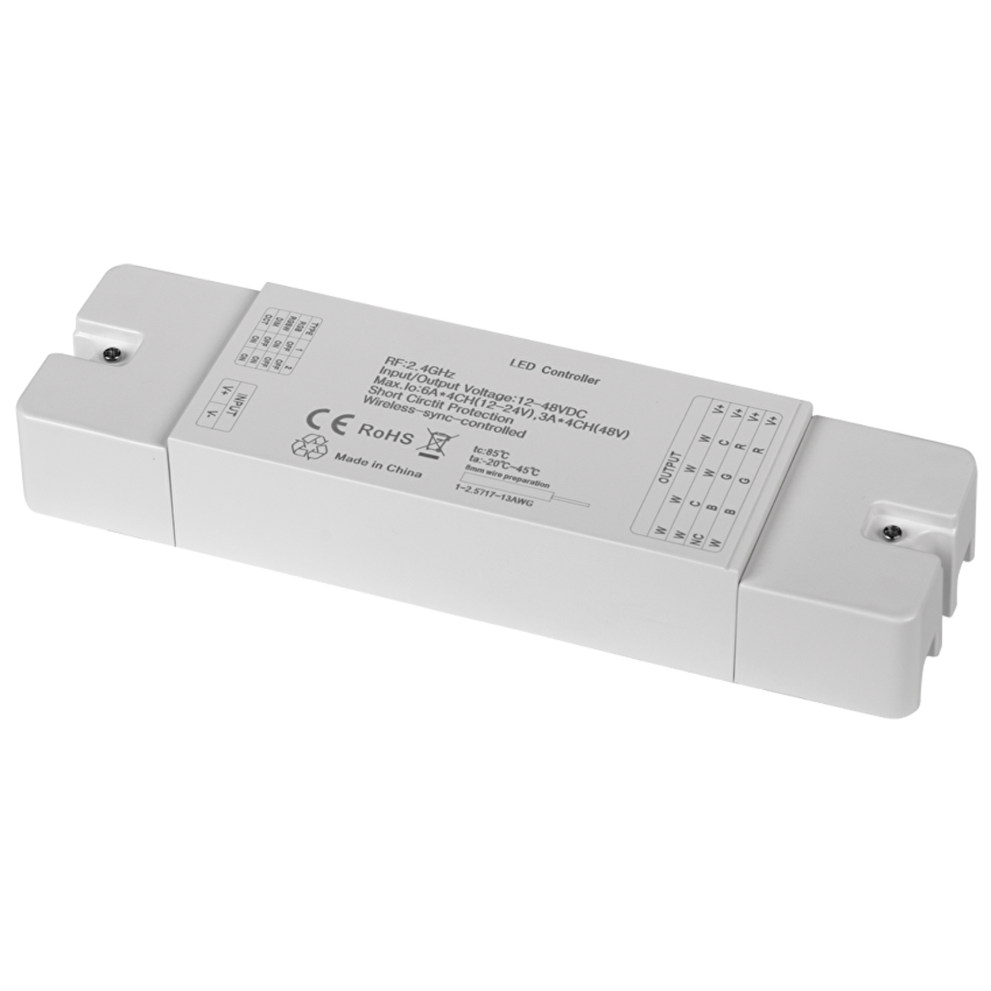 Smart 2.4G RF 4in1 Мултифункционален контролер  12-48V DC  288W(12V) 576W(24-48V)