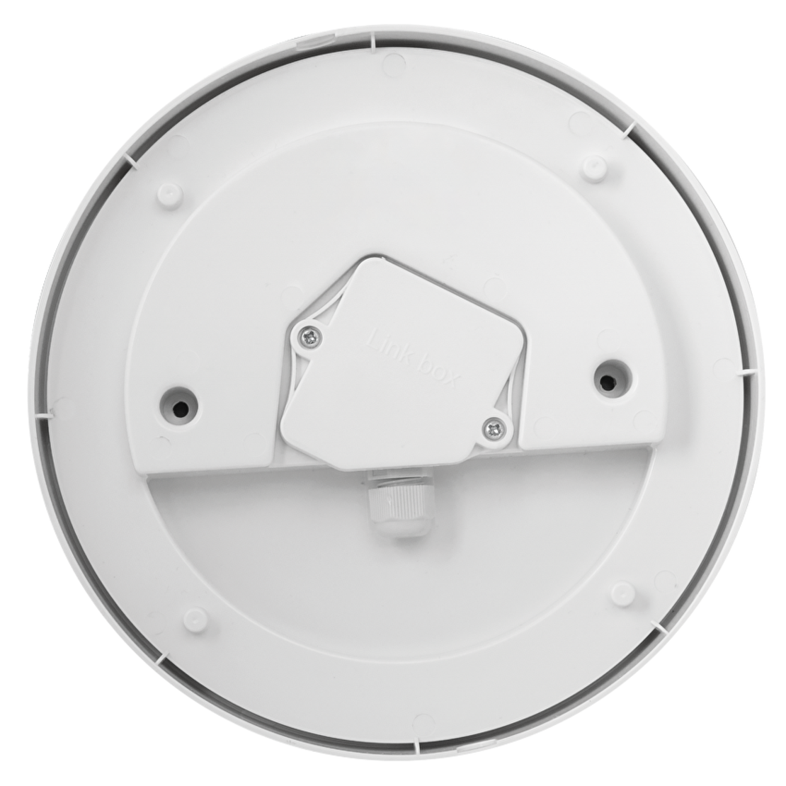 LED IP65 24W  плафониера бяла Кръг