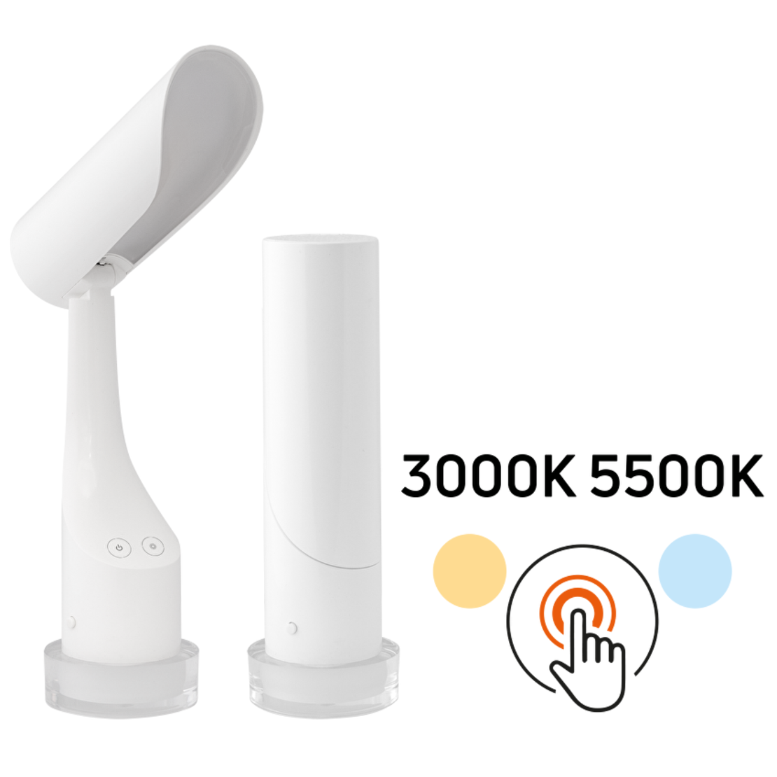 LED димираща презареждаема настолна лампа 7W 3.7V 200mAh