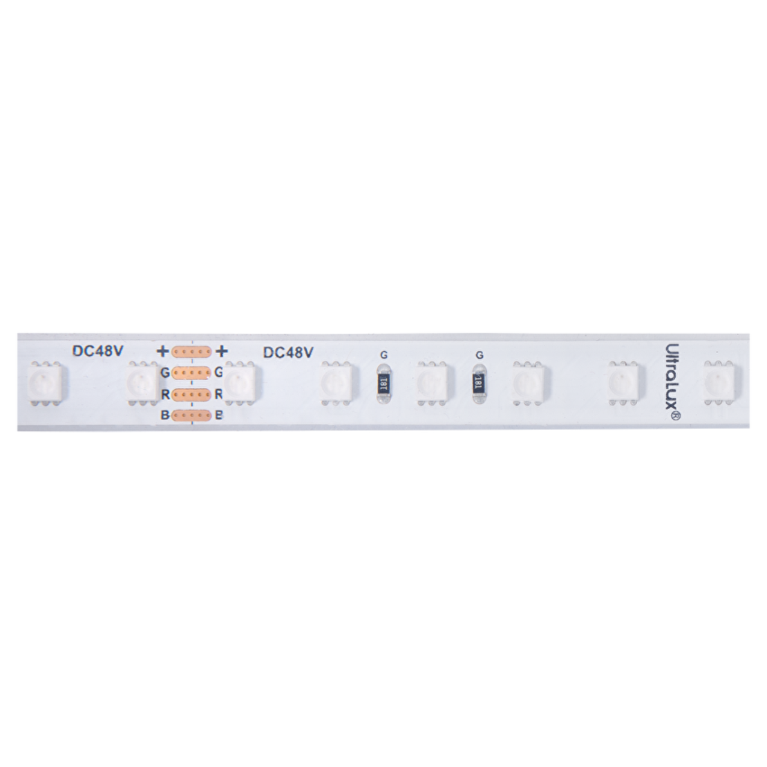Професионална LED лента 10м IP67  48V DC 120° 16W/m RGB SMD 4040
