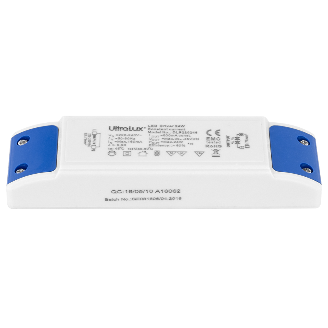 Недимиращ драйвер за LED панели 600mA  220V-240V AC  24W