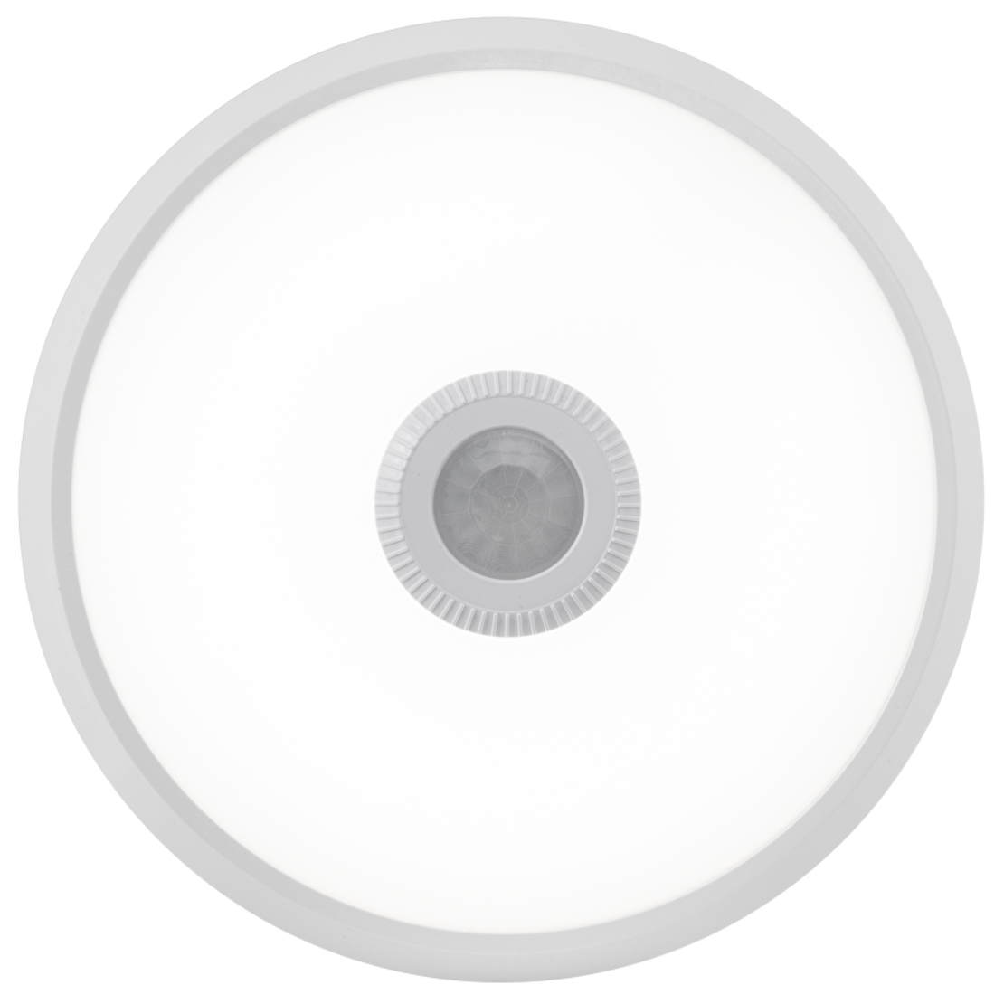 LED плафониера с PIR сензор за движение 15W 4000K  плафониера бяла Спирала