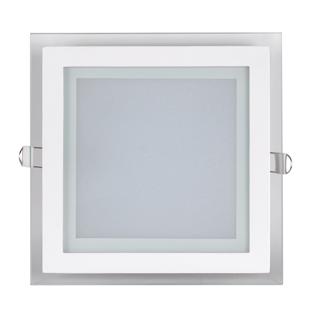 LED стъклен панел за вграждане квадрат неутрална  220V-240V AC 120° 18W 4200K SMD 5730