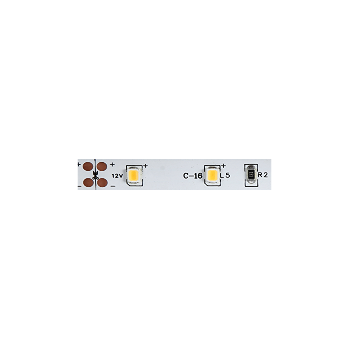 LED лента бяла IP65 5м  12V DC 120° 4.8W/m 6500K SMD 2835