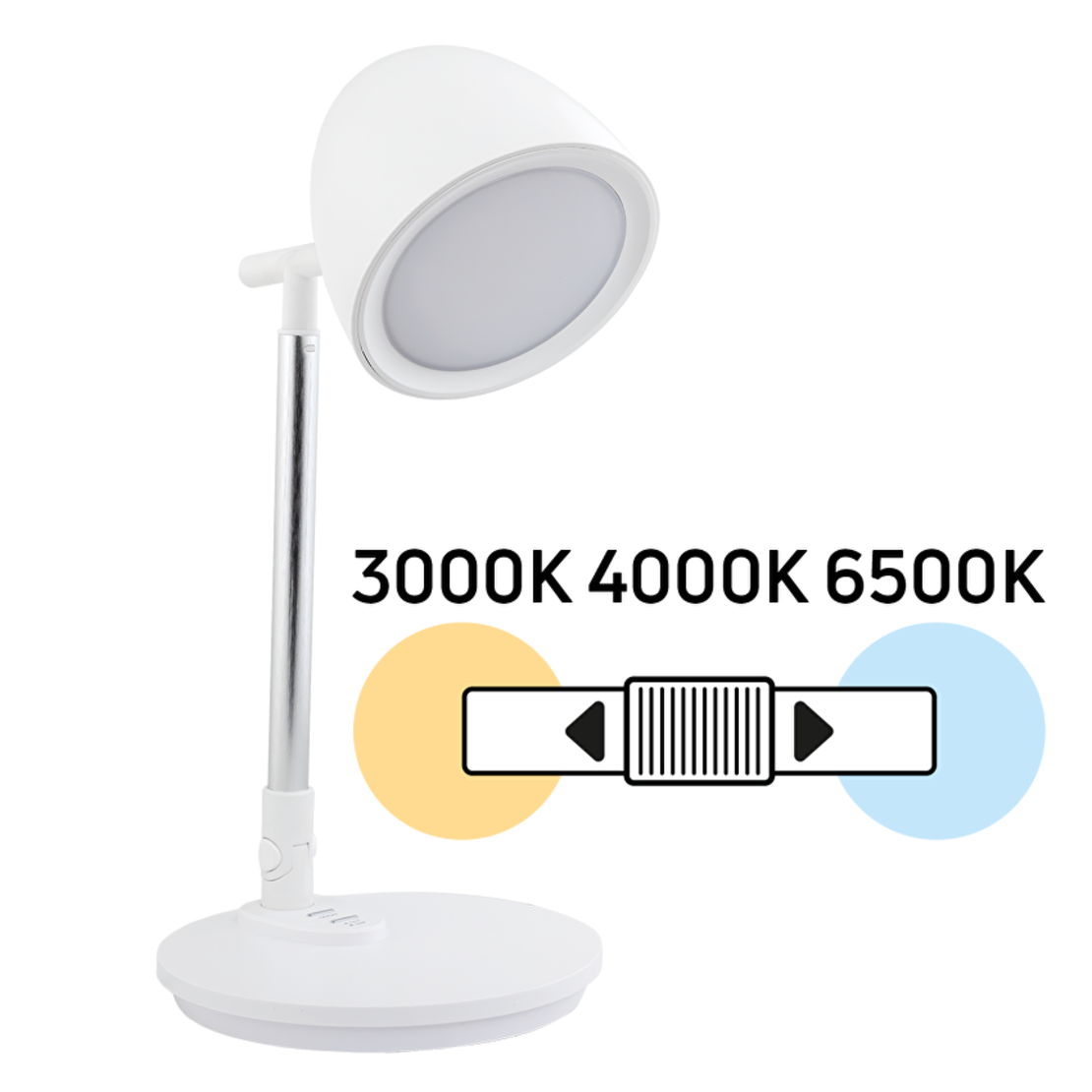 LED димираща настолна лампа CCT 8W