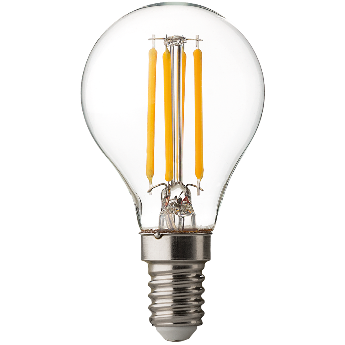 LED димиращ filament топка неутрална E14 220V-240V AC 360° 4W 4200K Filament