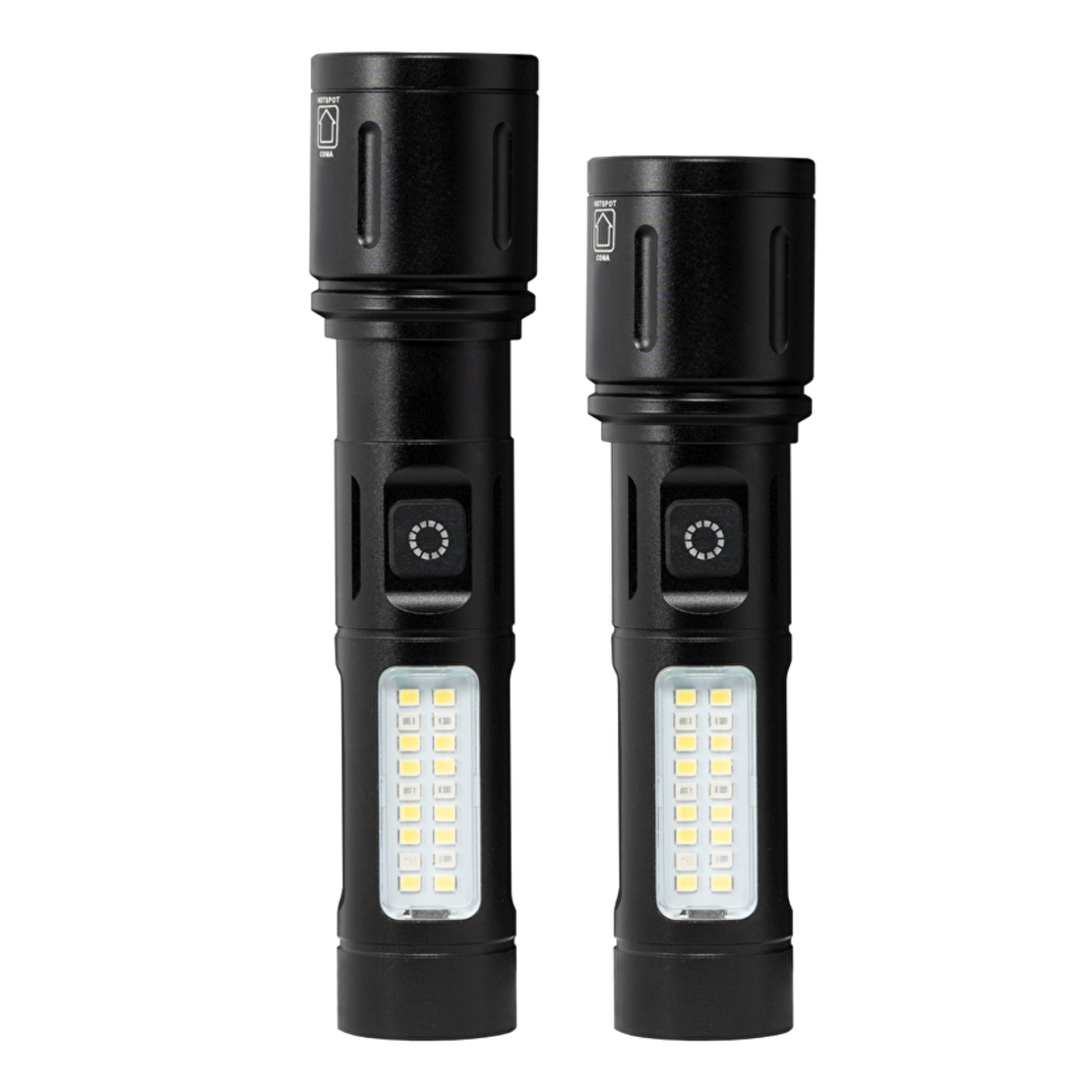 LED фенер със зуум и странично светене 8W/8W IP44 500lm/400lm