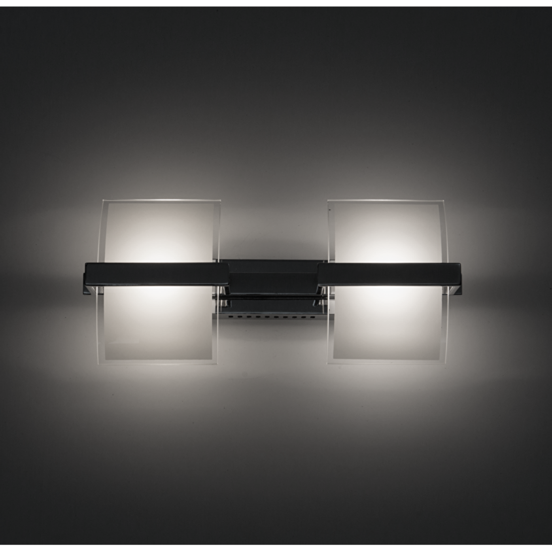 LED осв. тяло 2х5W, 4200K, IP20  за стена хром