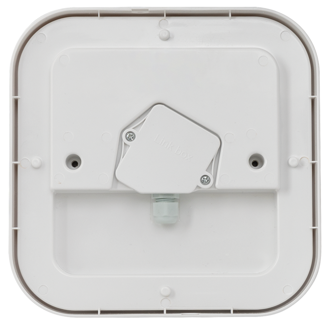 LED IP65 24W  плафониера бяла Квадрат